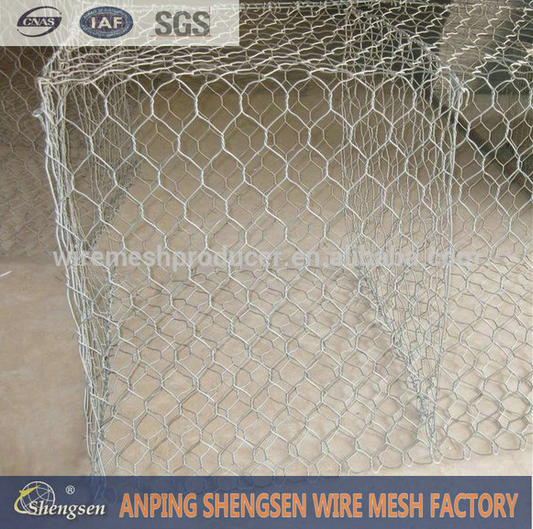PVC Coated/Galvanized Gabion Box/Basket
