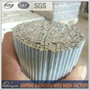 Straightened cut wire 