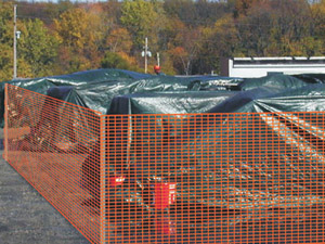 Warning Barrier Fence