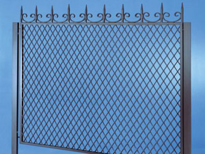 Expanded Metal Fence