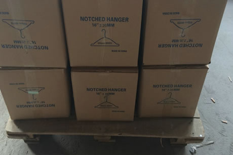 packing of our wire hangers