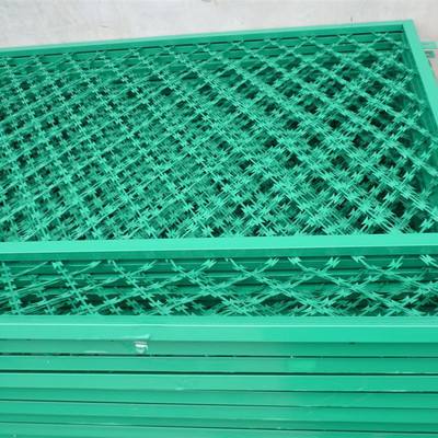 Use of Razor Wire and ground protection nets