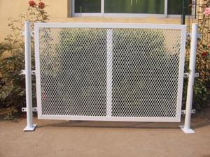 Expanded Metal Fence