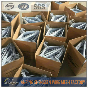 disposable galvanized wire hanger.