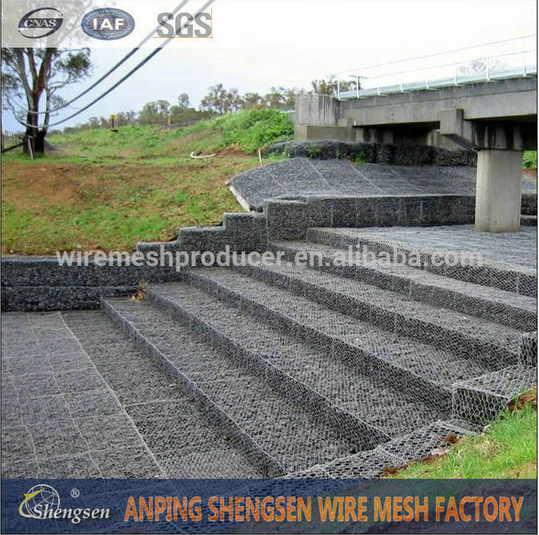 PVC Coated/Galvanized Gabion Box/Basket