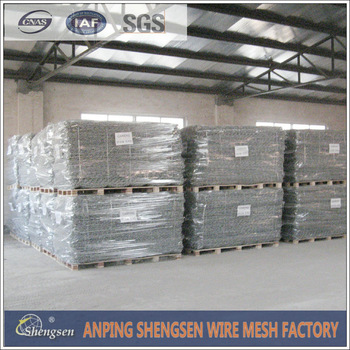 Hebei shengsen start a large number of production and sale of gabion mesh till the end of year 